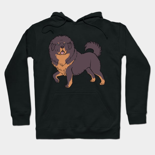 Tibetan Mastiff (Doggust 2022) Hoodie by tiffatiel